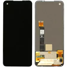 Дисплей Asus ZenFone 8 ZS590KS черный, Amoled, REF переклеенное стекло