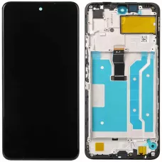 Дисплей Huawei P Smart 2021/Y7A/Honor 10X Lite черный, оригинал PRC с рамкой