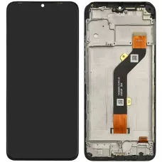Дисплей Infinix Hot 20i черный, оригинал PRC с рамкой