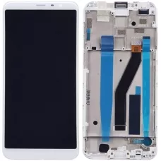 Дисплей Meizu M6T M811 белый, с рамкой