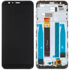 Дисплей Meizu M8c M810/M8c Lite M809 черный, с рамкой