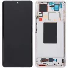 Дисплей Xiaomi 12 Pro /Xiaomi 12S Pro черный, Amoled, оригинал PRC с рамкой фиолетового цвета, Purple