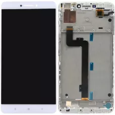 Дисплей Xiaomi Mi Max 2 белый, с рамкой
