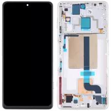 Дисплей Xiaomi Poco F4 GT черный, TFT, с рамкой серебристого цвета, Knight Silver