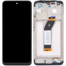 Дисплей Xiaomi Redmi 10 черный, оригинал PRC с рамкой