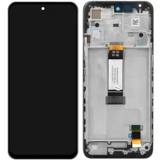 Дисплей Xiaomi Redmi 12/Redmi 12 5G/Poco M6 Pro 5G черный, оригинал PRC с рамкой