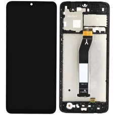 Дисплей Xiaomi Redmi A3 черный, с рамкой