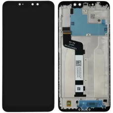 Дисплей Xiaomi Redmi Note 6 Pro черный, с рамкой