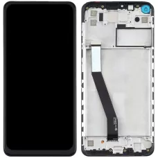Дисплей Xiaomi Redmi Note 9/Redmi 10X 4G черный, с рамкой