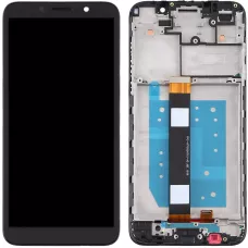 Дисплей Motorola XT2029 Moto E6 Play чёрный, с рамкой