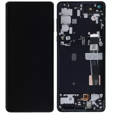 Дисплей Motorola XT2063-2 Moto Edge 2020 черный, OLED, оригинал PRC с рамкой