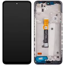 Дисплей Motorola XT2169 Moto G71 5G черный, Amoled оригинал PRC, с рамкой