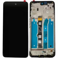 Дисплей Motorola XT2213 Moto G 5G 2022 черный, оригинал PRC с рамкой