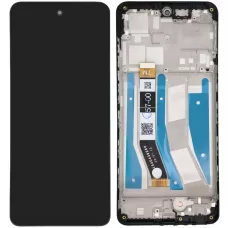 Дисплей Motorola XT2237 Moto G73 черный с рамкой