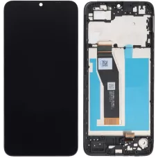Дисплей Motorola XT2345 Moto E13 черный, оригинал PRC, с рамкой