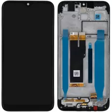 Дисплей Nokia 2.3 черный, оригинал PRC с рамкой