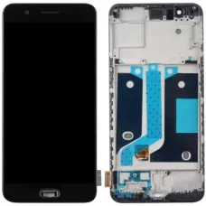 Дисплей OnePlus 5 A5000 черный, Amoled, оригинал PRC с рамкой