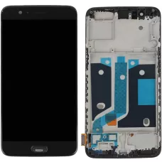Дисплей OnePlus 5 A5000 черный, TFT с рамкой