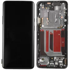 Дисплей OnePlus 7 Pro /7T Pro черный, Amoled, оригинал PRC с рамкой серого цвета, Mirror Grey
