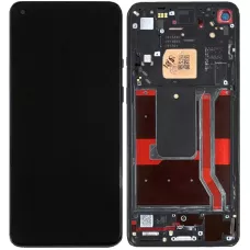 Дисплей OnePlus 8T/9R черный, OLED, с рамкой