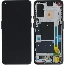 Дисплей OnePlus 9 черный, версия Samsung, EU/NA, Amoled, REF, с рамкой, Astral Black