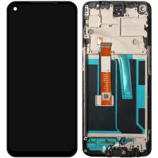 Дисплей OnePlus Nord N10 5G черный, оригинал PRC с рамкой