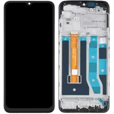 Дисплей Oppo A31 2020/A8 черный, с рамкой, версия 4, FPC-HTF065H019-A0