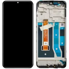 Дисплей Oppo A31 2020/A8 черный, с рамкой, оригинал PRC версия 4, FPC-HTF065H019-A0