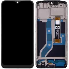 Дисплей Oppo A5s черный, с рамкой, оригинал PRC