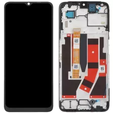 Дисплей Oppo A77 5G/A57 5G черный, оригинал PRC с рамкой