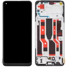 Дисплей Oppo A96 5G черный, TFT, с рамкой
