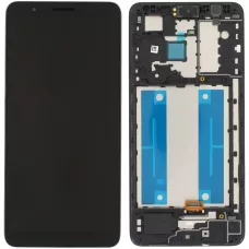 Дисплей Samsung A013 Galaxy A01 Core черный с рамкой