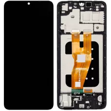 Дисплей Samsung A055 Galaxy A05 черный, оригинал PRC, с рамкой