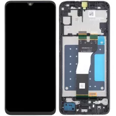 Дисплей Samsung A057 Galaxy A05s черный, оригинал PRC, с рамкой