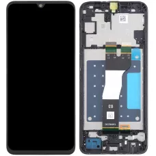Дисплей Samsung A057 Galaxy A05s черный, OEM с рамкой