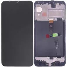 Дисплей Samsung A105FN Galaxy A10 Dual Sim/M105 черный, с рамкой