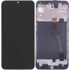 Дисплей Samsung A105FN Galaxy A10 Dual Sim/M105 черный, оригинал PRC с рамкой