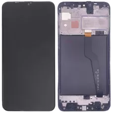 Дисплей Samsung A105FN Galaxy A10 Dual Sim/M105 черный, OEM (In-Cell) с рамкой