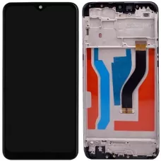 Дисплей Samsung A107 Galaxy A10s черный, с рамкой
