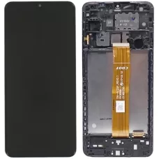 Дисплей Samsung A125 Galaxy A12/A127/M127 черный, оригинал PRC с рамкой, SM-A125F_REV0.1 FPC6509-1