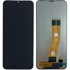 Дисплей Samsung A145 Galaxy A14 4G черный, желтый шлейф, оригинал PRC