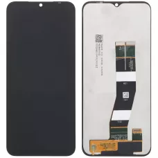 Дисплей Samsung A145 Galaxy A14 4G черный, черный шлейф, оригинал PRC