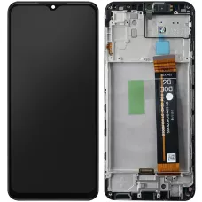 Дисплей Samsung A236 Galaxy A23 5G черный, оригинал PRC с рамкой, SM-A236U BS066FBM-L01-DK02_R0.0
