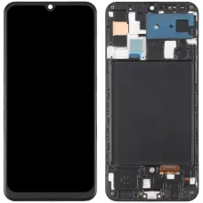 Дисплей Samsung A505 Galaxy A50 черный, OLED, с рамкой