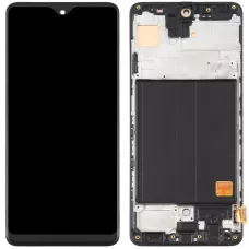 Дисплей Samsung A515 Galaxy A51 черный, OLED (Small LCD), с рамкой