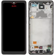 Дисплей Samsung A725 Galaxy A72/A726 черный, OLED (Small LCD), с рамкой, Awesome Black