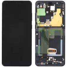 Дисплей Samsung G988 Galaxy S20 Ultra черный, OLED, с рамкой, Cosmic Black