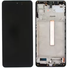 Дисплей Samsung M526 Galaxy M52 5G черный, OLED, с рамкой