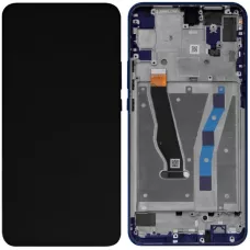 Дисплей Huawei P Smart Z/Y9 Prime 2019/Honor 9X черный, с рамкой синего цвета