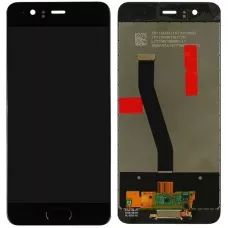 Дисплей Huawei P10 черный со шлейфом сканера отпечатка пальца